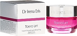 Fragrances, Perfumes, Cosmetics Smoothing Facial Night Cream - Dr Irena Eris Tokyo Lift Instant Smoothing & Detoxifying Night Cream