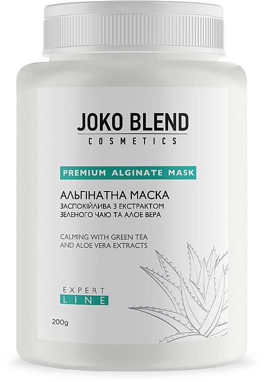 Soothing Alginate Mask with Green Tea Extract and Aloe Vera - Joko Blend Premium Alginate Mask — photo N5