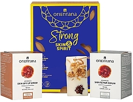 Fragrances, Perfumes, Cosmetics Set - Orientana Strong Skin & Spirit (serum/2x30ml + fragrance/32g)