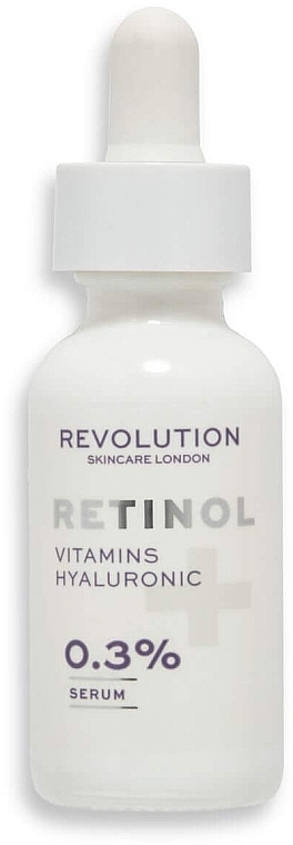 Retinol Face Serum - Revolution Skincare 0.3% Retinol with Vitamins & Hyaluronic Acid Serum — photo N1