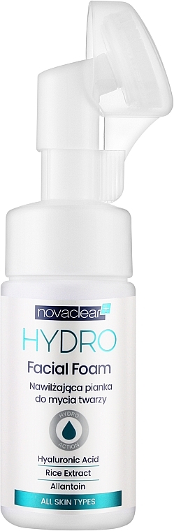 Moisturizing & Cleansing Face Foam - Novaclear Hydro Facial Foam — photo N1