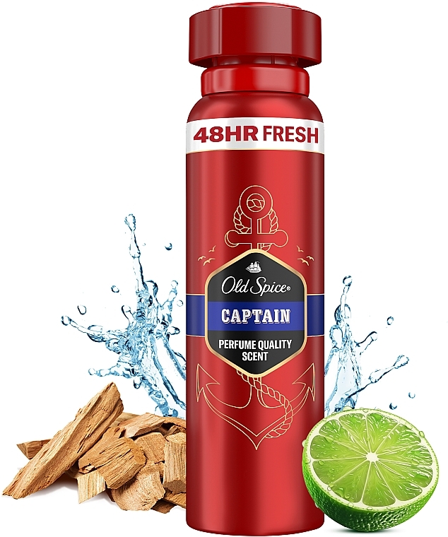 Deodorant Spray - Old Spice Captain Deodorant Spray — photo N5