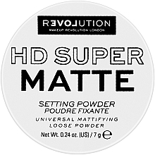 Fragrances, Perfumes, Cosmetics Matte Loose Powder - ReLove Super HD Setting Powder