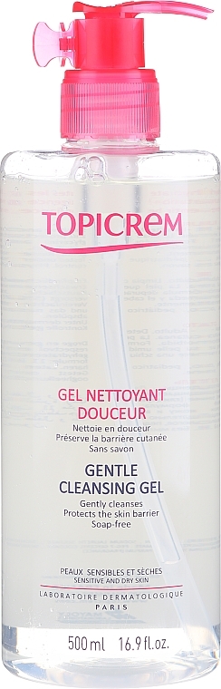 Soft Body and Hair Cleansing Gel - Topicrem Gentle Cleansing Gel Body & Hair — photo N3