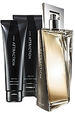 Fragrances, Perfumes, Cosmetics Avon Attraction for Him - Set (edp/75ml + ash/balm/100ml + shmp/gel/200ml) 	 	