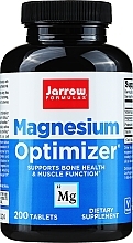 Dietary Supplement "Magnesium Optimizer" - Jarrow Formulas Magnesium Optimizer — photo N1