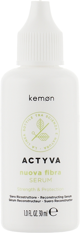 Reconstructing Hair Serum - Kemon Actyva Nuova Fiber Serum — photo N2