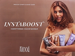 Conditioning Colored Hair Mask Palette - Aloxxi Swatch Chart & Usage Guide INSTABOOST Conditioning Colour Mask — photo N1