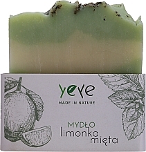 Natural Soap 100% "Mint and Lime" - Yeye Natural Lime and Mint Soap  — photo N1