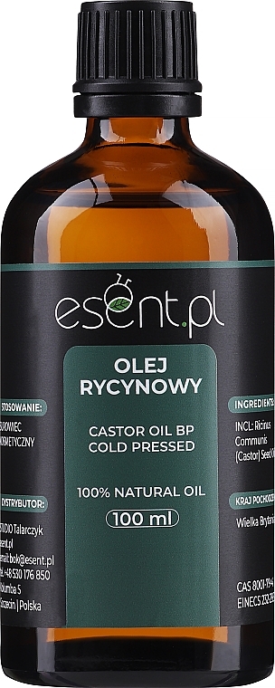 Natural 100% Castor Oil - Esent — photo N1