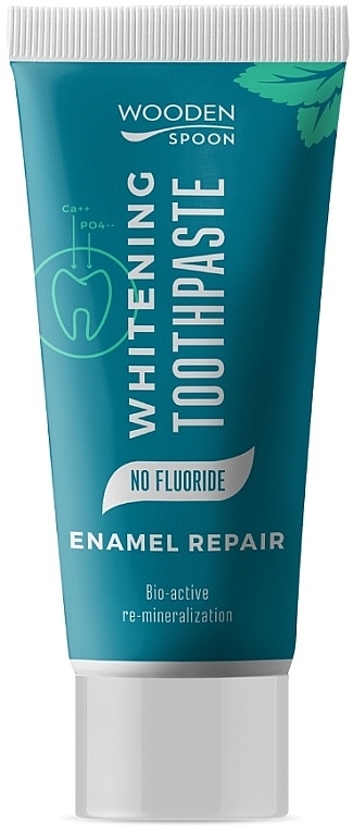 Whitening Toothpaste "Enamel Repair" - Wooden Spoon Whitening Toothpaste Enamel Repair — photo N5
