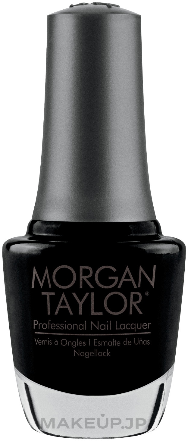 Nail Polish - Morgan Taylor Professional Nail Lacquer — photo 830 - Black Shadow