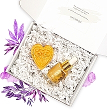 Fragrances, Perfumes, Cosmetics Gift Set "From Heart" - Organique (f/serum/30ml + soap/60ml)