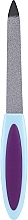 Fragrances, Perfumes, Cosmetics Sapphire Nail File 13.5 cm, blue-purple, 77104 - Top Choice