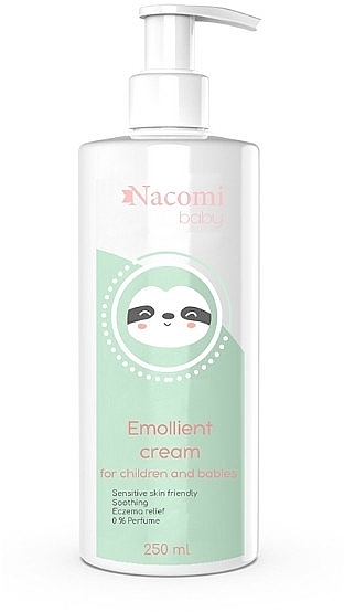 Baby Moisturizing Oil Emulsion for Atopic Dermatitis Treatment - Nacomi Baby Emollient Cream — photo N1