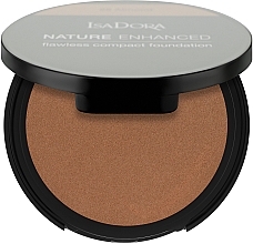 Cream Foundation - IsaDora Nature Enhanced Flawless Compact Foundation — photo N1