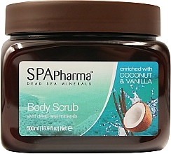 Fragrances, Perfumes, Cosmetics Coconut & Vanilla Body Scrub - Spa Pharma Coconut & Vanillla Illuminating Body Scrub
