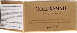 Fragrances, Perfumes, Cosmetics Gold and Snail Hydrogel Eye Patch - Petitfee & Koelf Gold & Snail Hydrogel Eye Patch