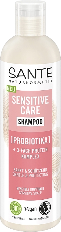 Protective Probiotic Bio Shampoo for Sensitive Scalp - Sante Sensitive Care Shampoo — photo N1