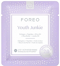 Collagen Youth Face Mask - Foreo UFO Youth Junkie 2.0 Advanced Collection Activated Mask — photo N1