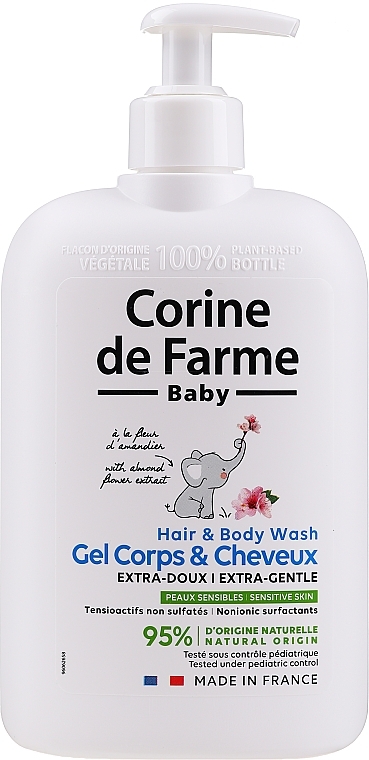 Hair & Shower Gel 2 in 1 - Corine de Farme Gel Extra-Doux — photo N3