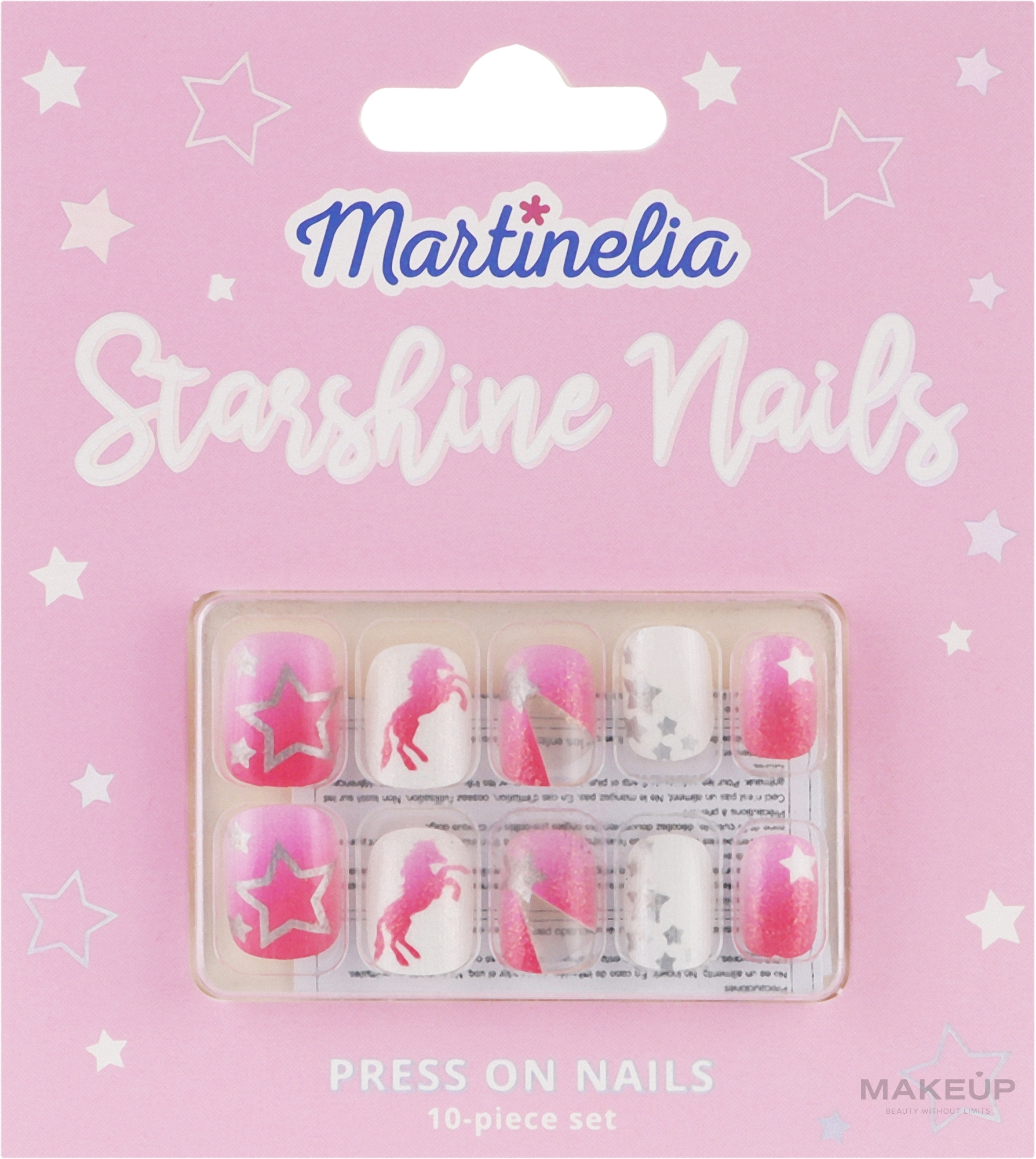 False Nails for Kids - Martinelia Starshine Unicorn Press-On Nail Set — photo 10 ЊВ.