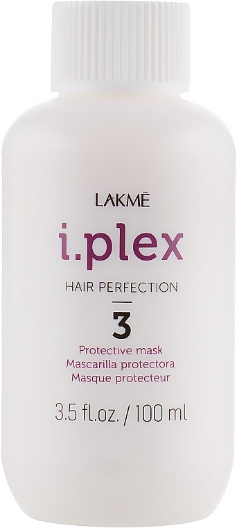 Protective Hair Mask - Lakme I.Plex Hair Perfection 3 Protective Mask (sample) — photo N1