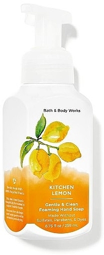 Cleansing Hand Foam Soap - Bath & Body Works Kitchen Lemon Gentle Clean Foaming Hand Soap — photo N2