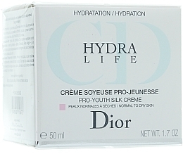 Fragrances, Perfumes, Cosmetics Face Cream - Dior HydraLife Pro-Youth Silk Creme