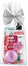 Fragrances, Perfumes, Cosmetics Gift Set - Joko Blend Warm Love Set (bath/bomb/200g + sh/gel/260ml + stickers)