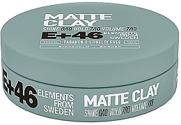 Fragrances, Perfumes, Cosmetics Styling Hair Matte Clay - E+46 Matte Clay