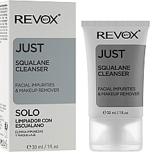 Squalane Cleanser for Impurities & Makeup Remover - Revox Just Squalane Cleanser Facial Impurities And Makeup Remover — photo N2