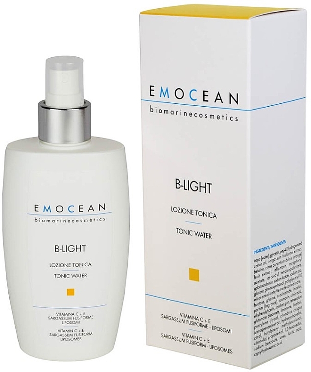 Antioxidant Brightening Face Tonic Lotion - Emocean B-Light Tonic Water — photo N2