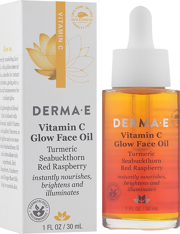 Glow Face Oil with Vitamin C - Derma E Vitamin C Glow Face Oil — photo N3