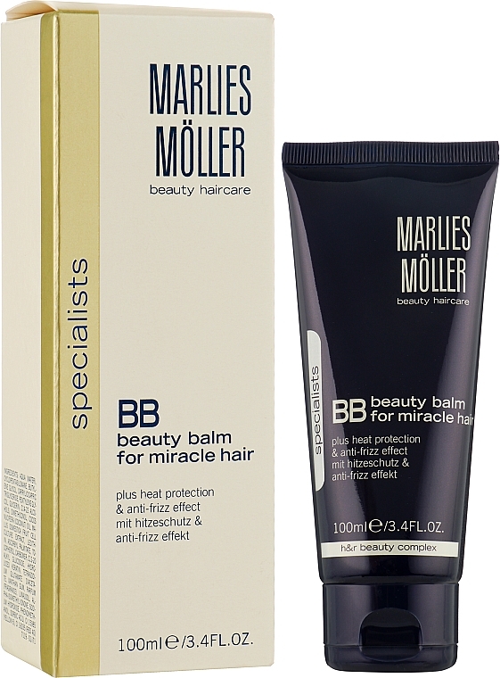 Unruly Hair Conditioner - Marlies Moller Specialist BB Beauty Balm for Miracle Hair — photo N2