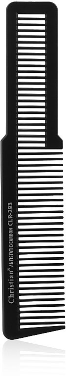 Carbon Antistatic Medium-Teeth Comb, CLR-293 - Christian — photo N1