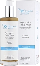 Antibacterial Mint Face Cleansing Gel - The Organic Pharmacy Peppermint Facial Wash — photo N3