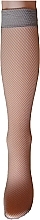 Knee Socks 'Rete', 20 Den, naturale - Veneziana — photo N1