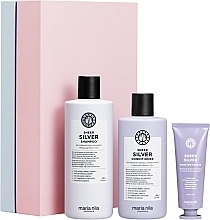 Set - Maria Nila Sheer Silver Gift Set (shm/350ml + cond/300ml + mask/50ml) — photo N1