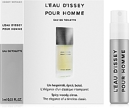 Fragrances, Perfumes, Cosmetics Issey Miyake Leau Dissey pour homme - Eau de Toilette (sample)