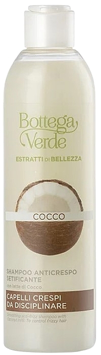 Smoothing Anti-Frizz Shampoo with Coconut Milk - Bottega Verde Beauty Extracts Coconut Smoothing Anti-Frizz Shampoo With Coconut Milk — photo N1