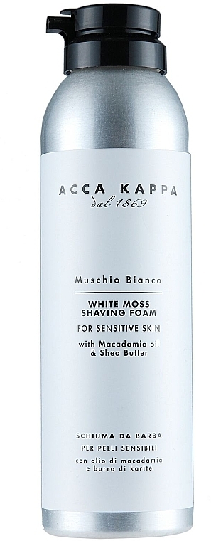 Shaving Foam - Acca Kappa White Moss Shave Foam Sensitive Skin — photo N2