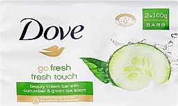 Fragrances, Perfumes, Cosmetics Body Cream-Soap - Dove Go Fresh Cream Bar With Cucumber & Green Tea Scent