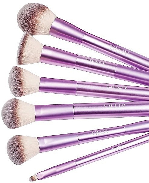 Makeup Brush Set in Case, 6 pcs - Glov Hollywood Collection — photo N4