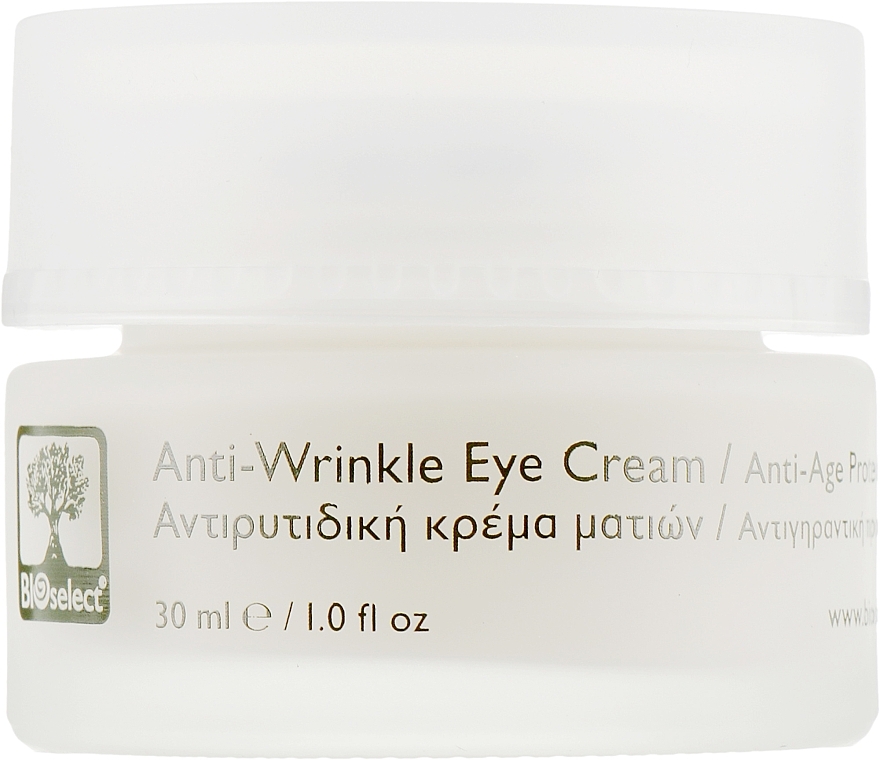 Anti-Wrinkle Eye Cream with Dictamelia, Vitamins E & K - BIOselect Anti-Wrinkle Eye Cream — photo N1