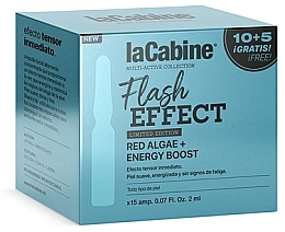 Fragrances, Perfumes, Cosmetics Firming Face Ampoule - La Cabine Flash Effect Ampoules Flash Effect