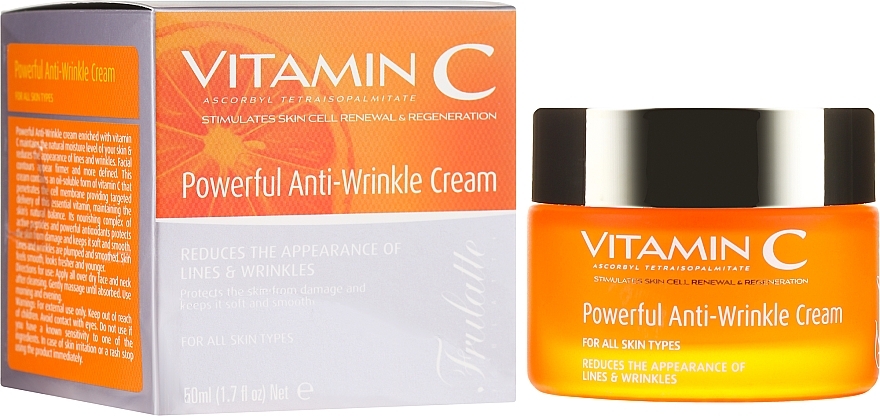 Anti-Wrinkle Face Cream - Frulatte Vitamin C Powerful Anti Wrinkle Cream  — photo N1