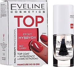 Fragrances, Perfumes, Cosmetics Drying Top Coat - Eveline Cosmetics Nail Therapy Professional Top Coat