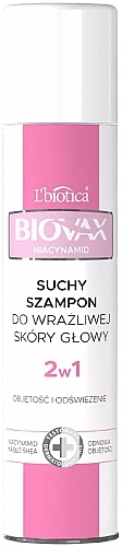 Dry Shampoo - Biovax Niacynamid — photo N1