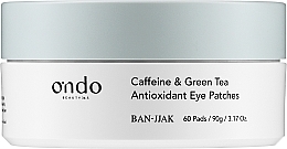 Fragrances, Perfumes, Cosmetics Antioxidant Eye Patches with Caffeine and Green Tea - Ondo Beauty 36.5 Caffeine & Green Tea Antioxidant Eye Patches